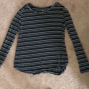 American eagle striped long sleeve size small